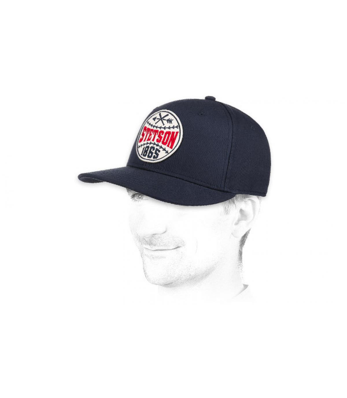 Gorra baseball Stetson Baseball Cap navy